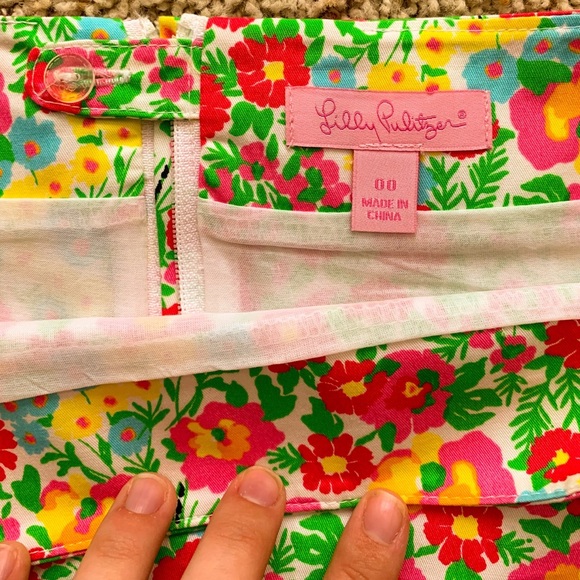 NWOT LILLY PULITZER CALLIE RUFFLED MINI SKIRT - Picture 5 of 6